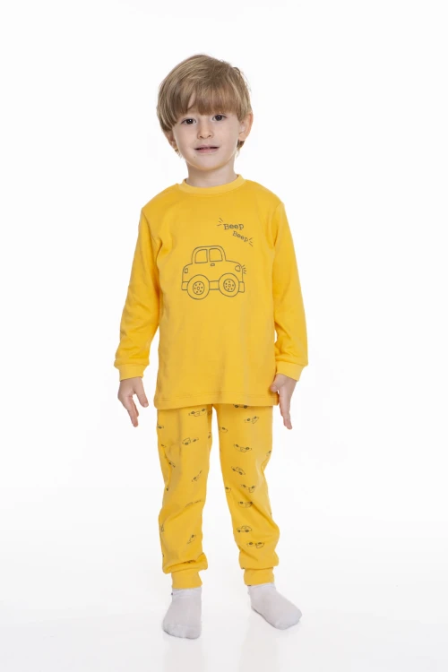 Araba Baskılı Pijama Takımı 54209