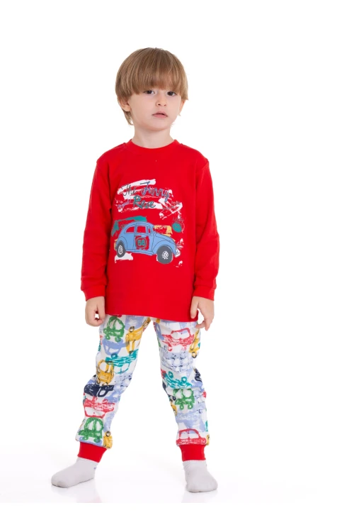 Araba Baskılı Pijama Takımı 54211