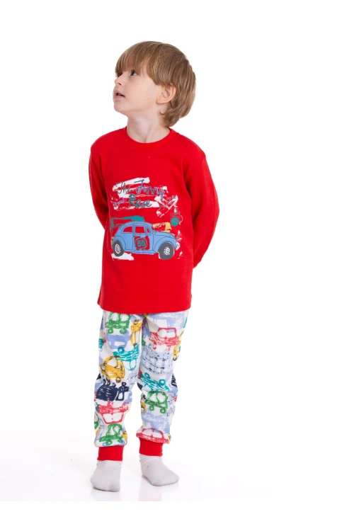 Araba Baskılı Pijama Takımı 54211