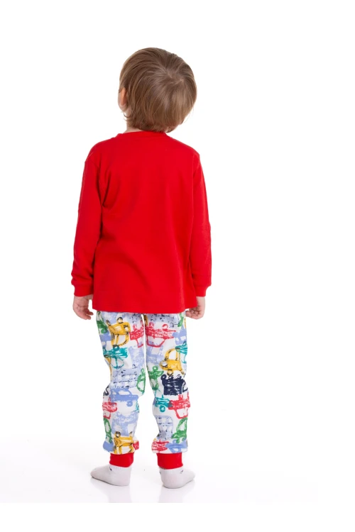 Araba Baskılı Pijama Takımı 54211