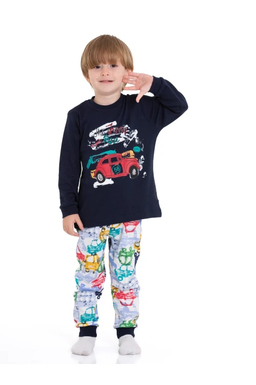 Araba Baskılı Pijama Takımı 54211