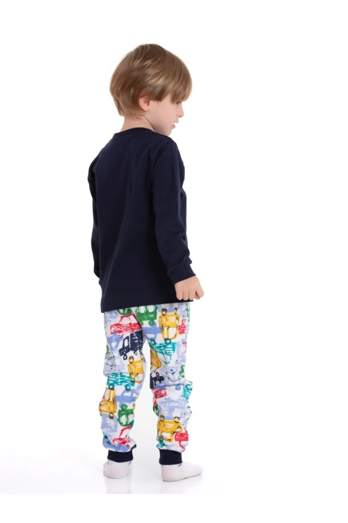 Araba Baskılı Pijama Takımı 54211