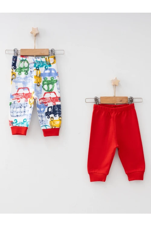 Araba Desenli 2’li Alt 7298