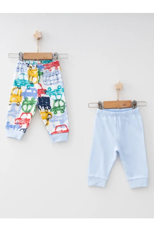 Araba Desenli 2’li Alt 7298