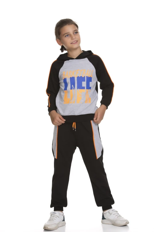 Baskılı Erkek Çocuk Eşofman Takımı 51402