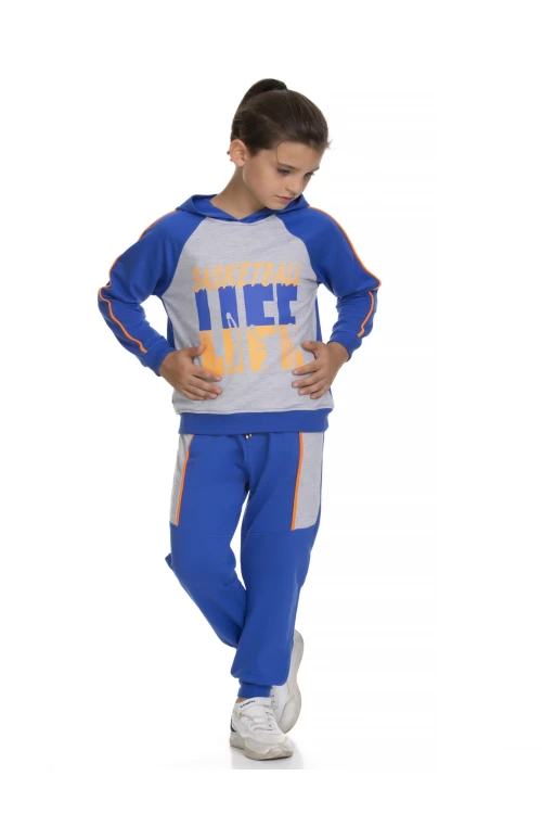 Baskılı Erkek Çocuk Eşofman Takımı 51402