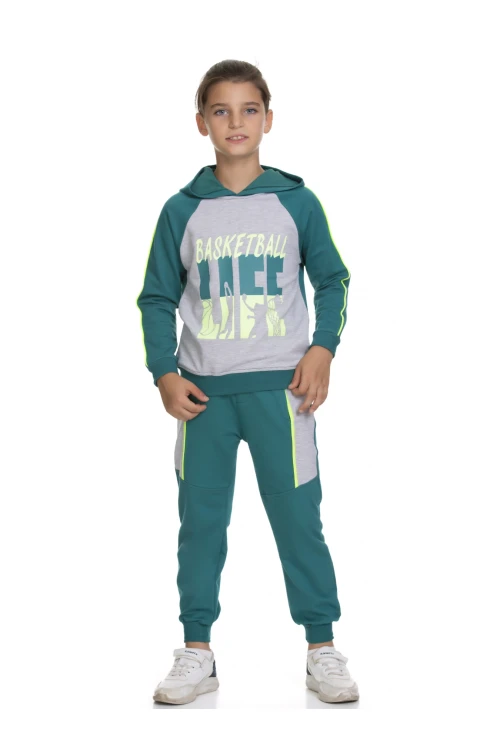 Baskılı Erkek Çocuk Eşofman Takımı 51402