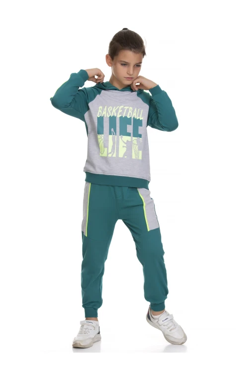 Baskılı Erkek Çocuk Eşofman Takımı 51402