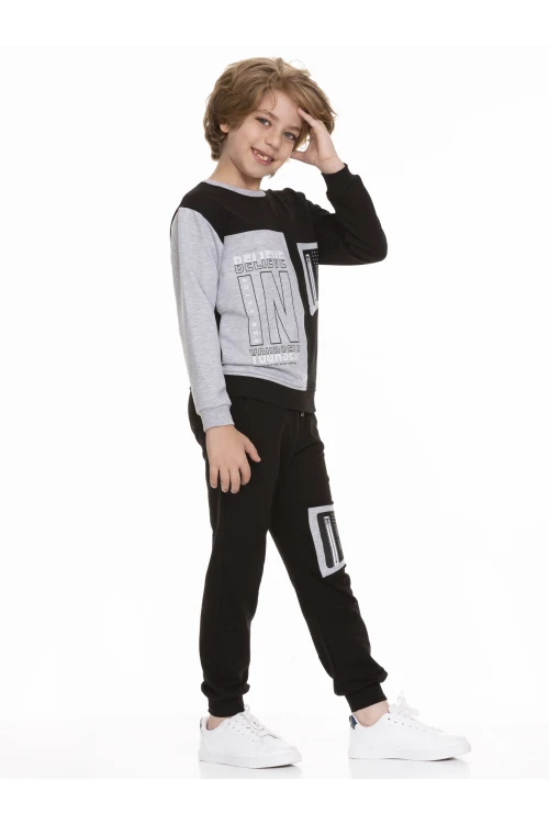 Baskılı Erkek Çocuk Eşofman Takımı 51403