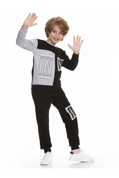 Baskılı Erkek Çocuk Eşofman Takımı 51403