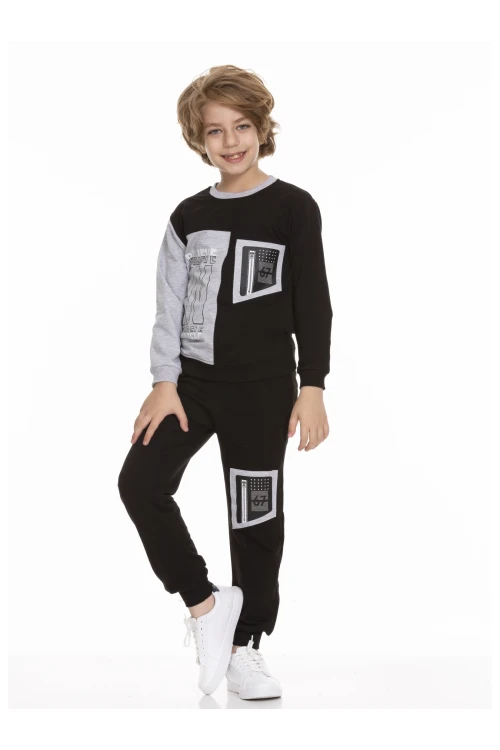 Baskılı Erkek Çocuk Eşofman Takımı 51403