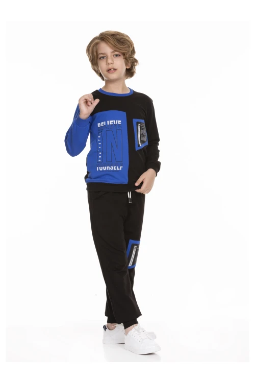 Baskılı Erkek Çocuk Eşofman Takımı 51403