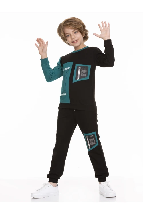 Baskılı Erkek Çocuk Eşofman Takımı 51403