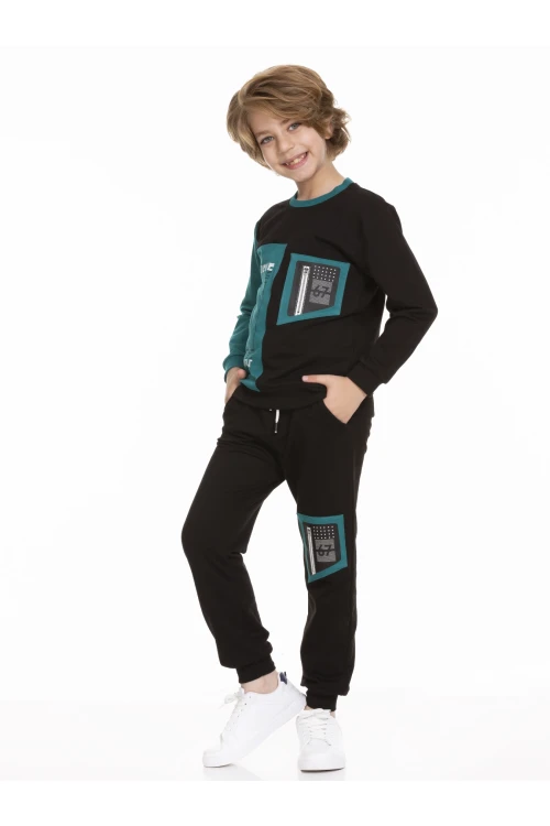 Baskılı Erkek Çocuk Eşofman Takımı 51403