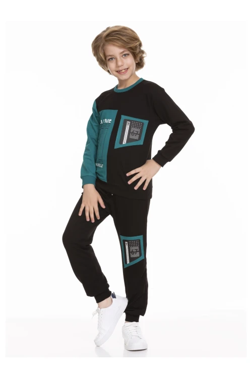 Baskılı Erkek Çocuk Eşofman Takımı 51403