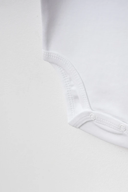 Bisiklet Yaka Basic Bebek Uzun Kol  Çıtçıtlı Body 3lü 355