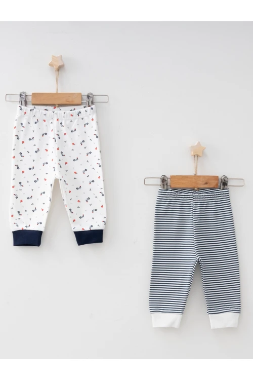 Çıtır Çiçek Desenli 2’li Alt 7306