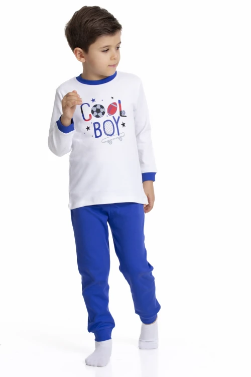 Cool Boy Baskılı Pijama Takımı 54212