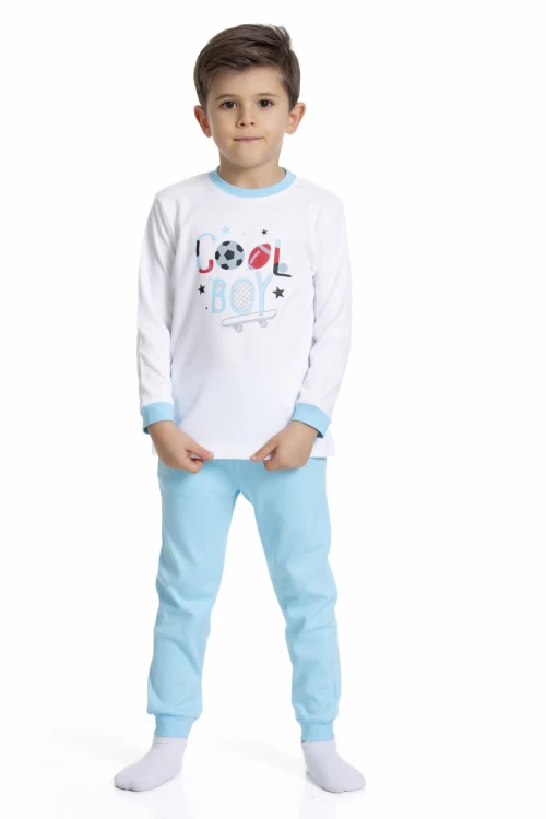Cool Boy Baskılı Pijama Takımı 54212