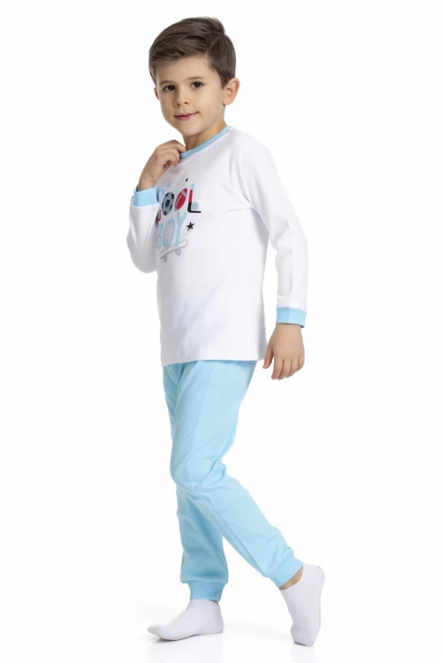 Cool Boy Baskılı Pijama Takımı 54212