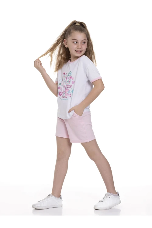 Cute Baskılı Şortlu Takım 63606