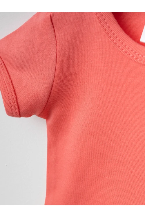 Desenli 2li Yarım Kol Çıtçıtlı Body 9699