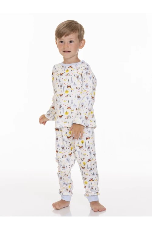 Desenli Erkek Bebek Pijama Takımı 54203