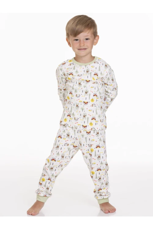 Desenli Erkek Bebek Pijama Takımı 54203