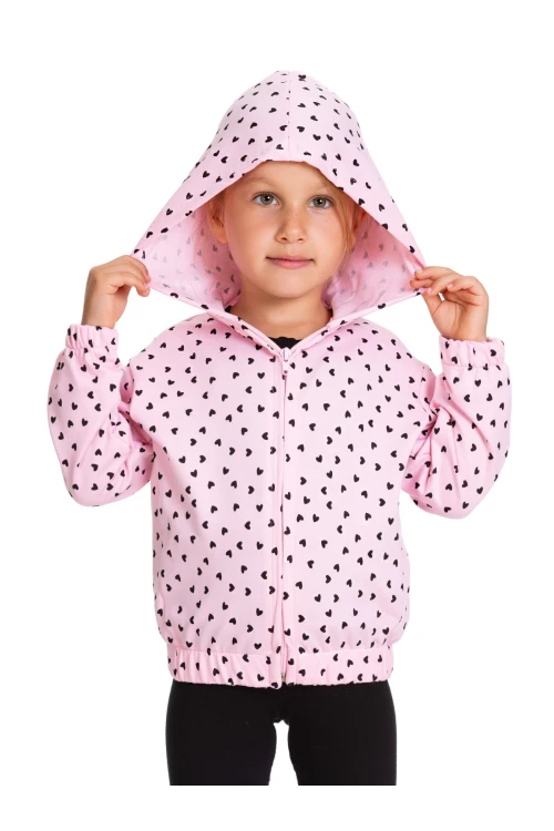 Desenli Fermuarlı Hırka 54357