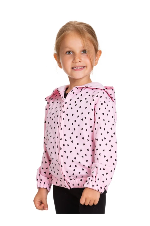 Desenli Fermuarlı Hırka 54357