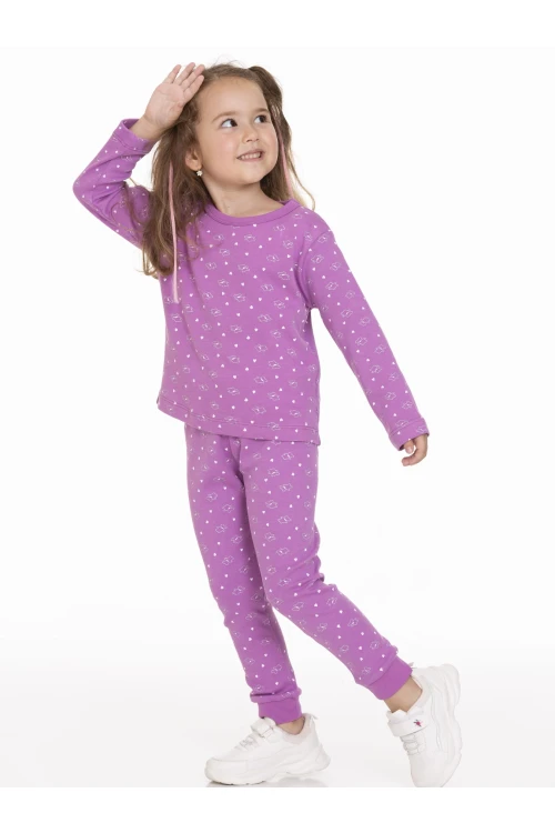 Desenli Kız Bebek Pijama Takımı 54312