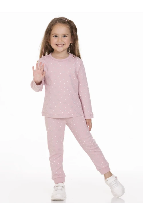 Desenli Kız Bebek Pijama Takımı 54312