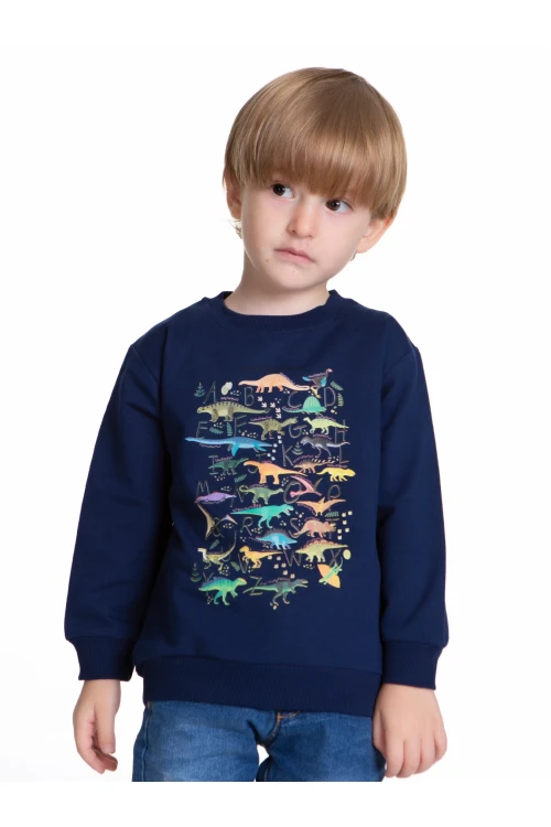 Dinazor Baskılı Erkek Bebek Sweatshirt 54264