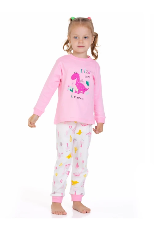 Dinazor Desenli Pamuklu Pijama Takım 54325