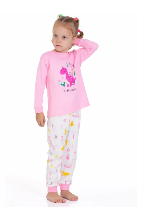 Dinazor Desenli Pamuklu Pijama Takım 54325