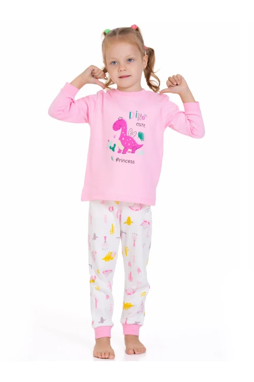 Dinazor Desenli Pamuklu Pijama Takım 54325