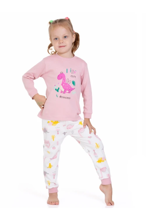 Dinazor Desenli Pamuklu Pijama Takım 54325