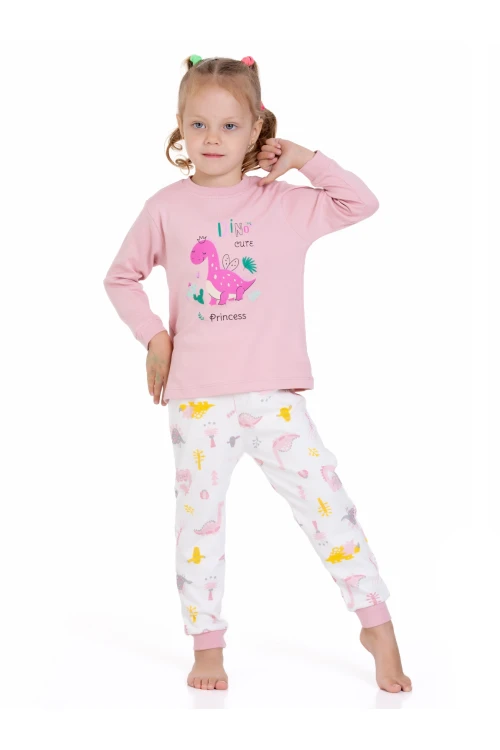Dinazor Desenli Pamuklu Pijama Takım 54325