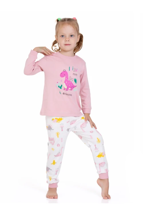 Dinazor Desenli Pamuklu Pijama Takım 54325