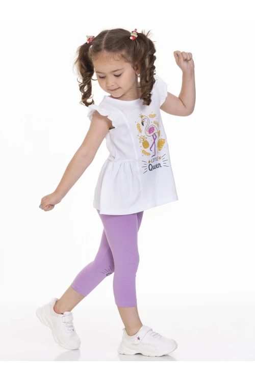 Flamingo Baskılı Taytlı Takım 63115