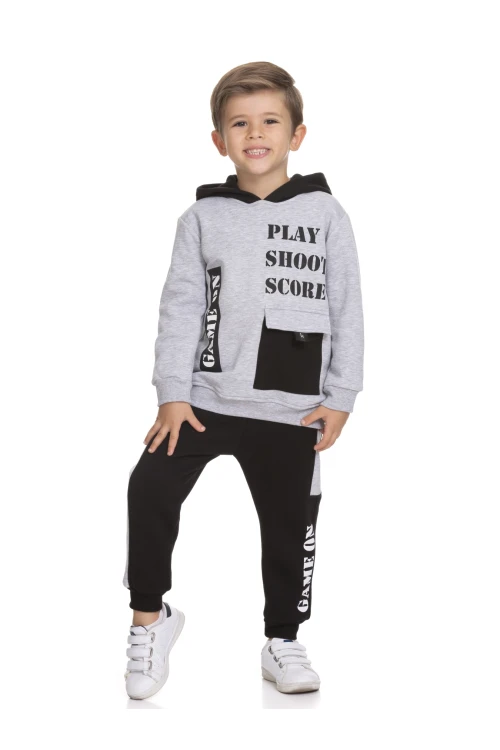 Game On Baskılı Erkek Bebek Takım 52202