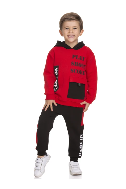 Game On Baskılı Erkek Bebek Takım 52202