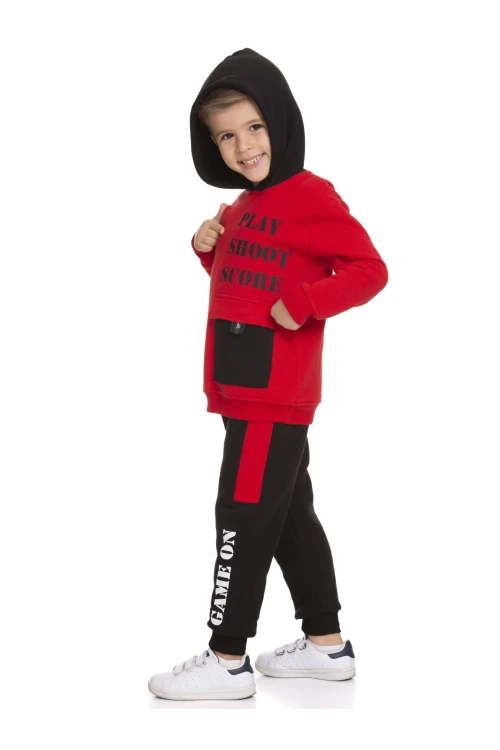 Game On Baskılı Erkek Bebek Takım 52202