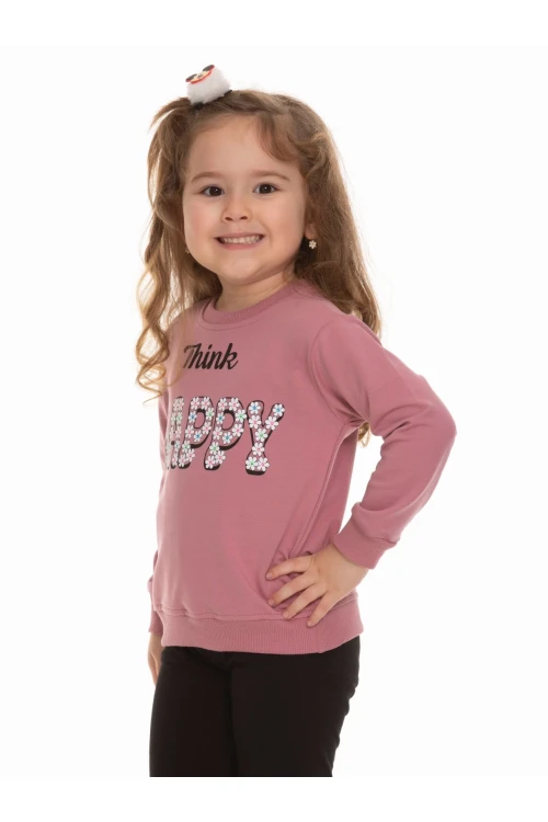 Happy Baskılı Sweat 6907