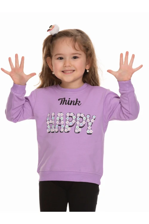 Happy Baskılı Sweat 6907