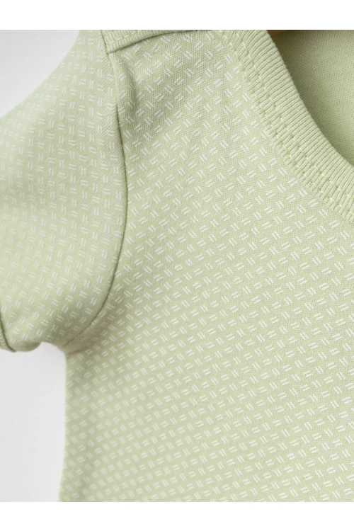 Hayvan Desenli 2li Yarım Kol Çıtçıtlı Body 9666