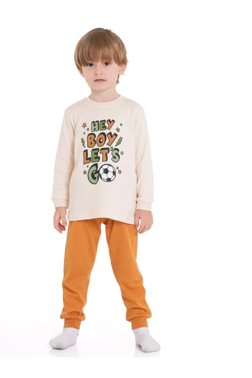 Hey Boy Baskılı Pijama Takımı 54213