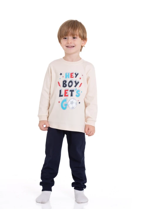 Hey Boy Baskılı Pijama Takımı 54213