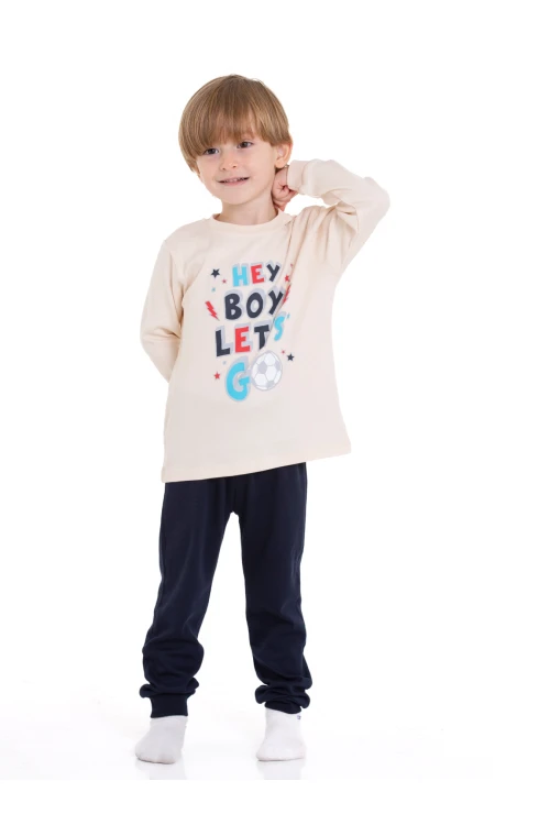 Hey Boy Baskılı Pijama Takımı 54213