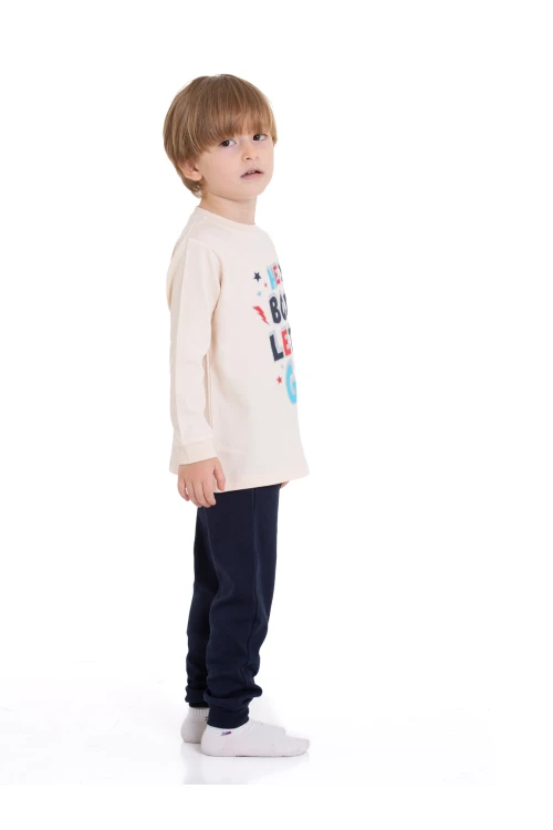 Hey Boy Baskılı Pijama Takımı 54213